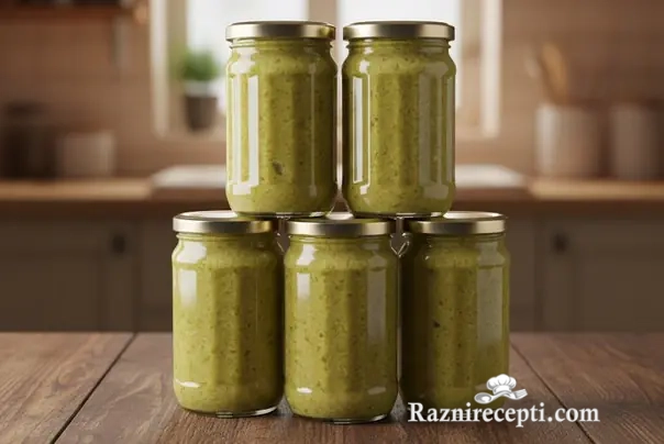 Ljuti sos od zelenog paradajza i rena – pikantna zimnica