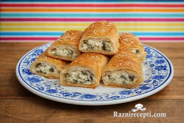 Slana pita sa prazilukom i šampinjonima