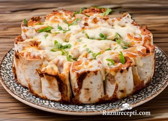 Tortilja pizza rolice