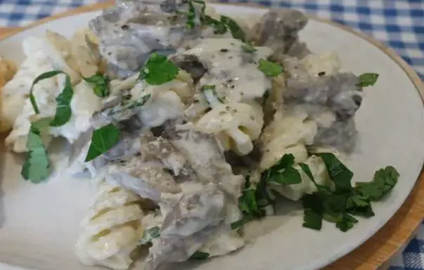 gljive testenina predjelo