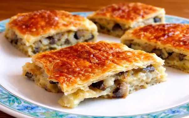 pita sa šampinjonima i krompirom