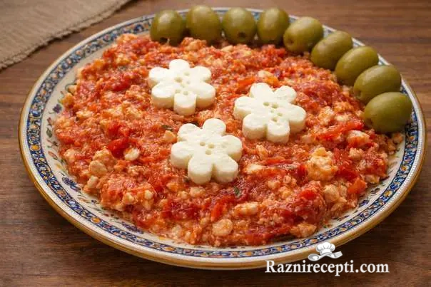 predjelo od sira i paprike