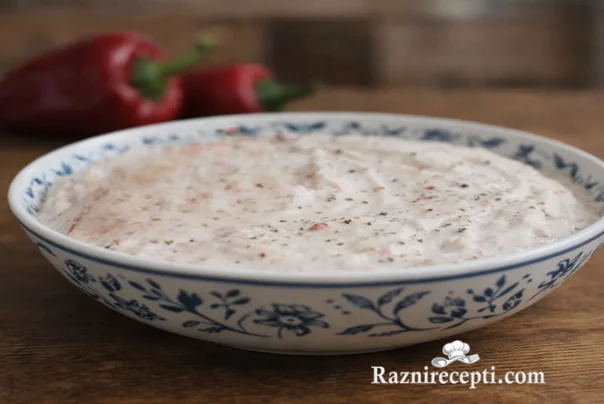 salata od pečenih paprika