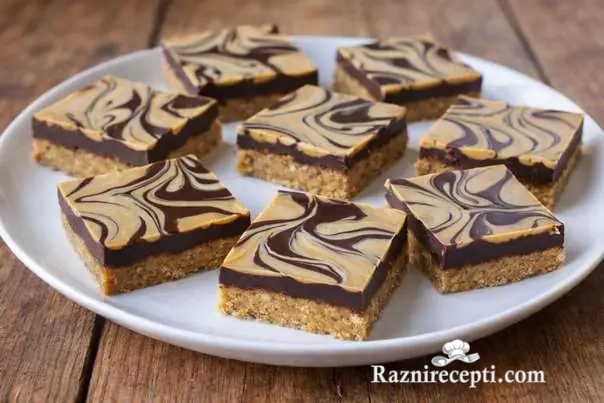 Čokoladne kikiriki puter kocke