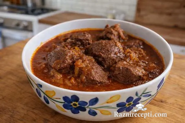 Juneći umak sos sa povrćem