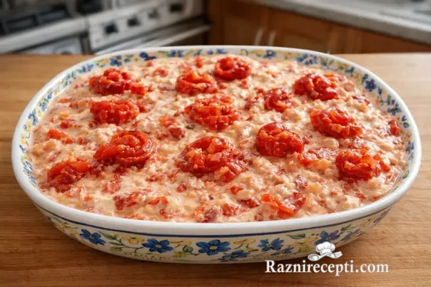 Krem salata sa fetom i paprikom