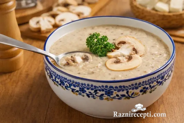 Posna krem čorba sa šampinjonima