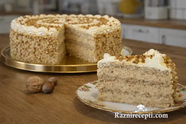 Posna torta sa žitom orasima i medom