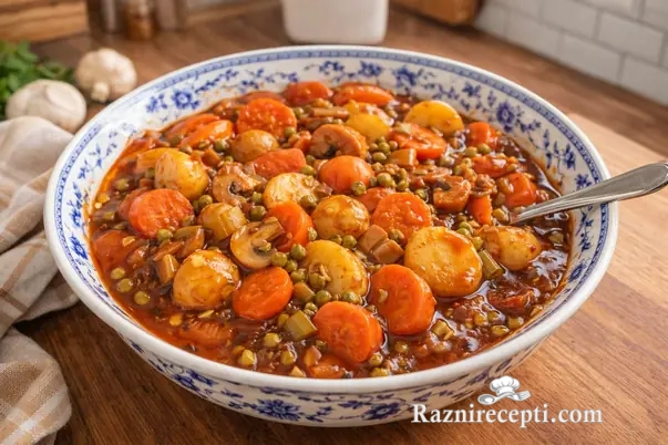 Posni paprikaš sa povrćem