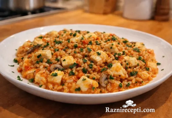 Posni pilav sa šaranom