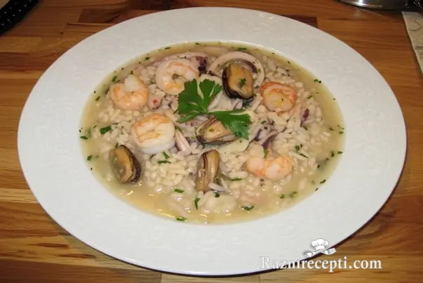 Rižoto sa plodovima mora