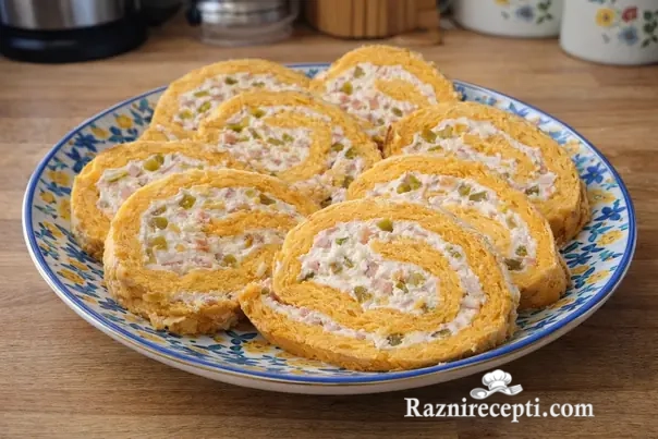 Slani rolat sa šunkom i sirom