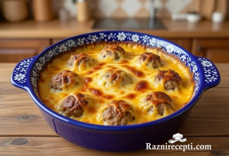 Sočne ćufte u sosu od gljiva i sira