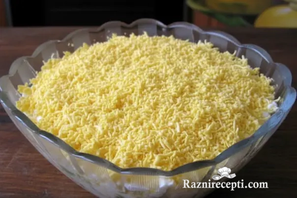 posna mimoza salata sa povrćem