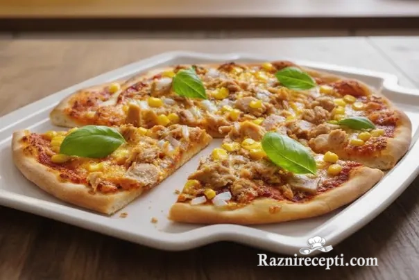 posna pica sa tunjevinom