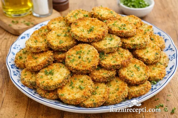 posne pohovane tikvice