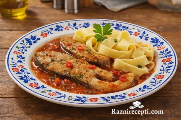 Posni šaran sa paradajz pireom