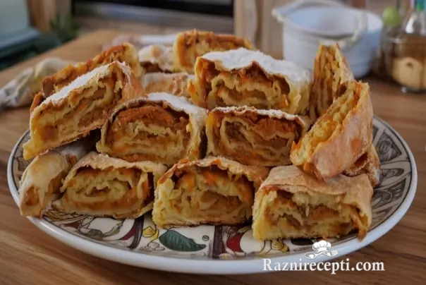 rolovana pita bundeva