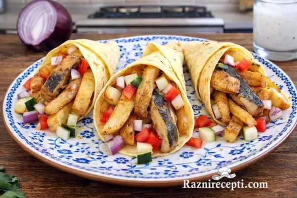 Brzi fish & chips u tortilji