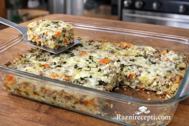 Mleveno meso sa krompirom i prazilukom