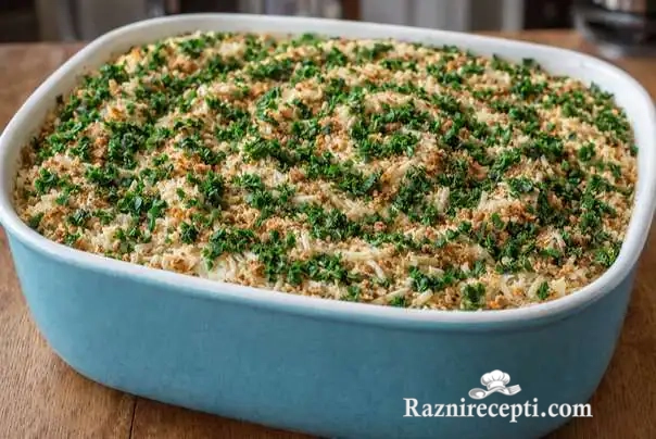 Posna musaka sa žitom i prazilukom