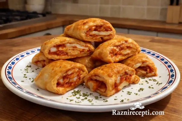 Rolnice sa sirom i šunkom