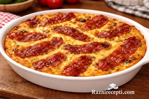 Zapečene paprike punjene sirom