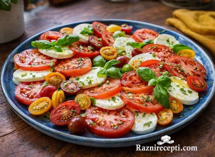 caprese salata sa mocarelom