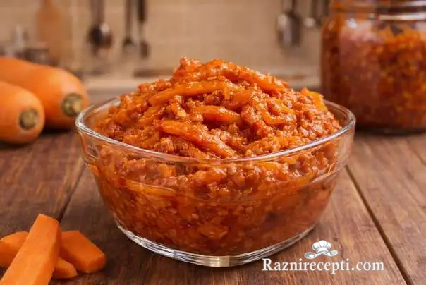 ljuta turšija šargarepa zimnica