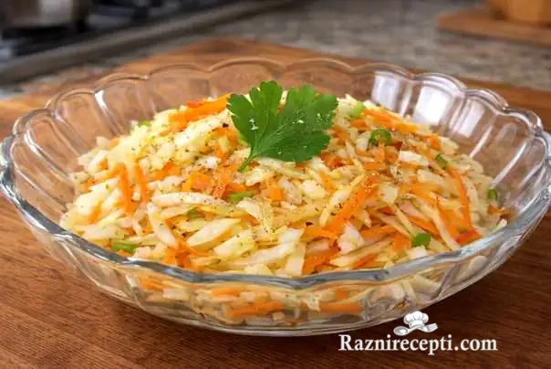 salata od kupusa i šargarepe