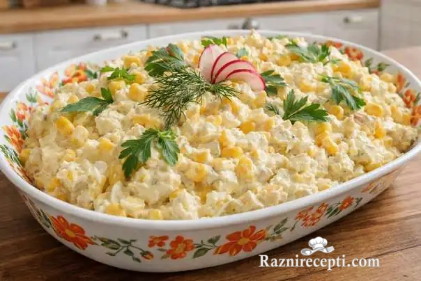 salata od piletine kukuruza i krompira