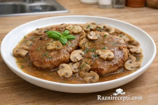 sos od šampinjona za šnicle