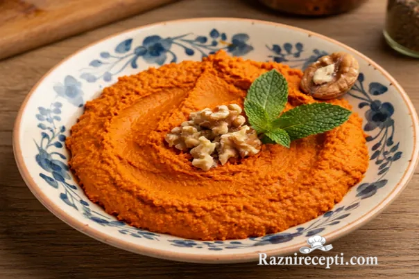 turski namaz sa paprikom i orasima