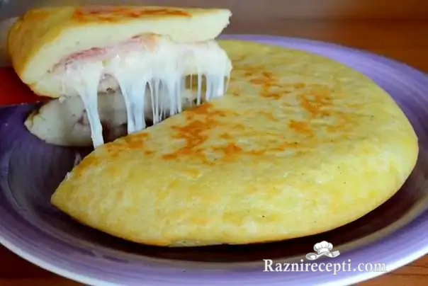 Krompir tortica sa šunkom i sirom