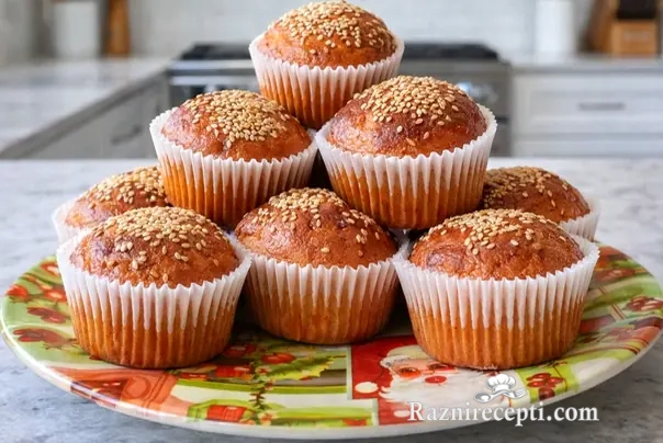 Mafini sa kačkavaljem i čajnom