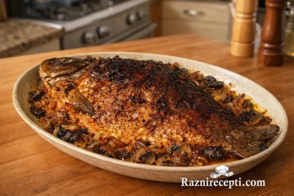 Šaran sa belim vinom