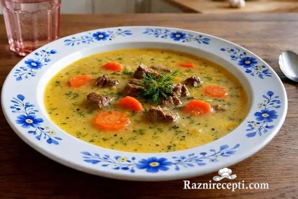 Teleća čorba sa povrćem