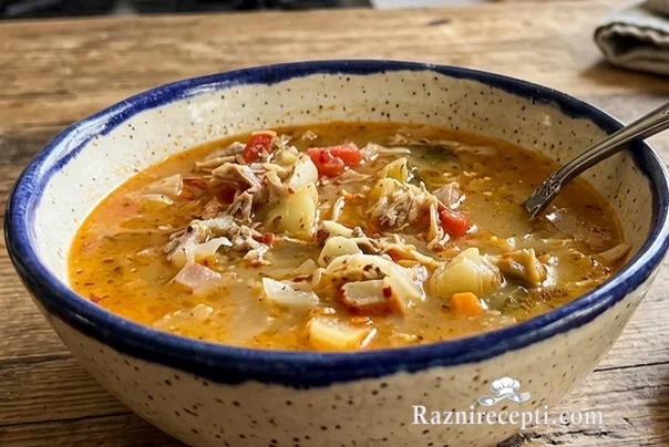 čorba od kupusa i piletine