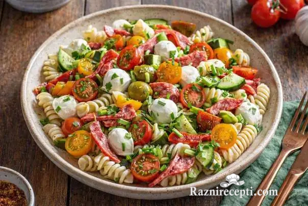 mediteranska salata sa testeninom