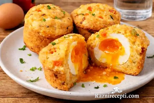 muffini punjeni jajetom