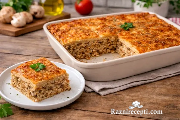 posna slana pita na vodi