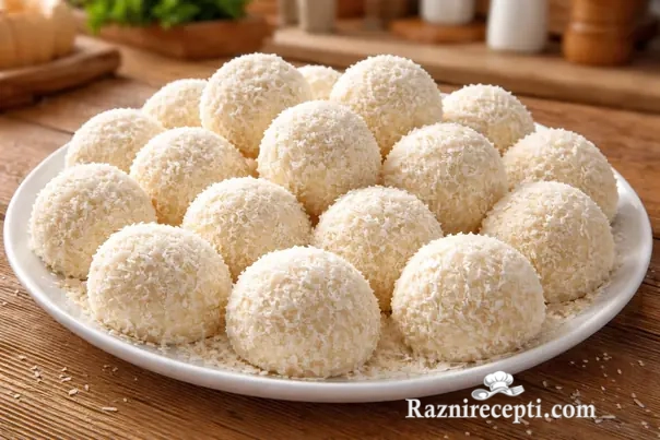 posne kokos rafaelo kuglice