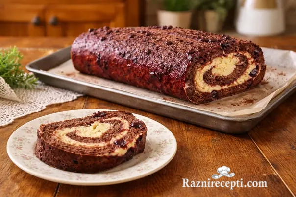 rolat punjen bavarskim kremom