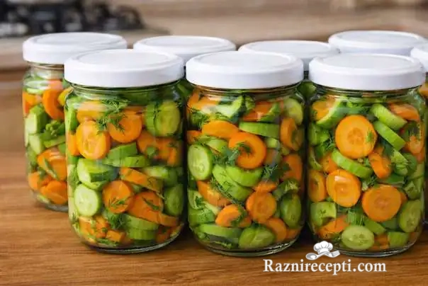 turšija sa zelenim paradajzom i šargarepom