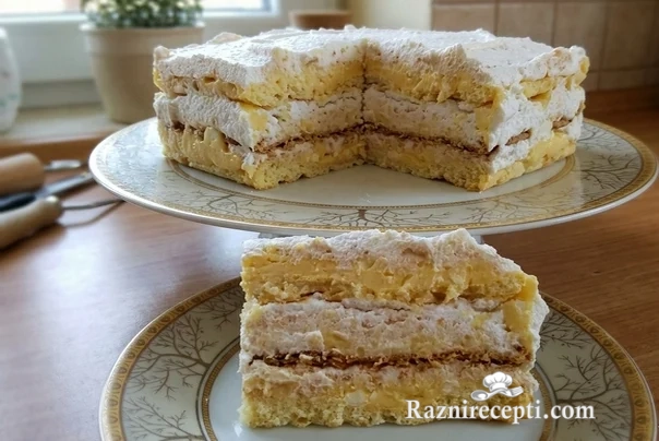 Bela torta - sa čokoladom i plazmom