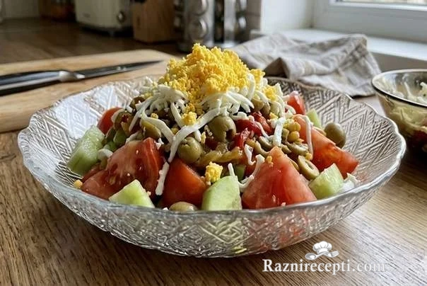 Ovčarska salata sa šunkom