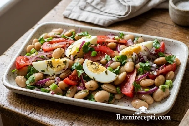 Turska salata Pijaz sa pasuljem