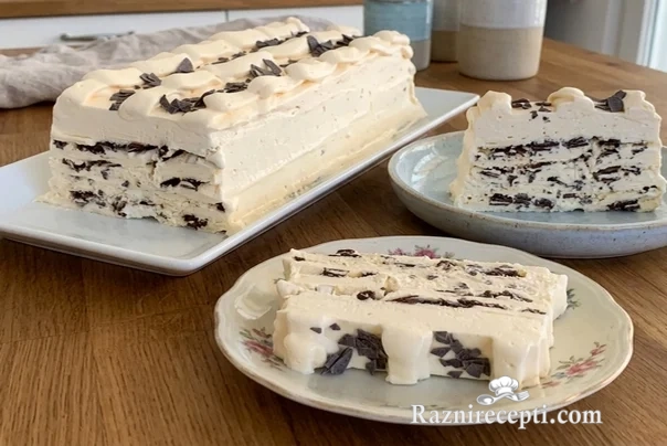 sladoled torta od vanilije