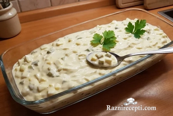 Salata sa jajima i krastavčićima