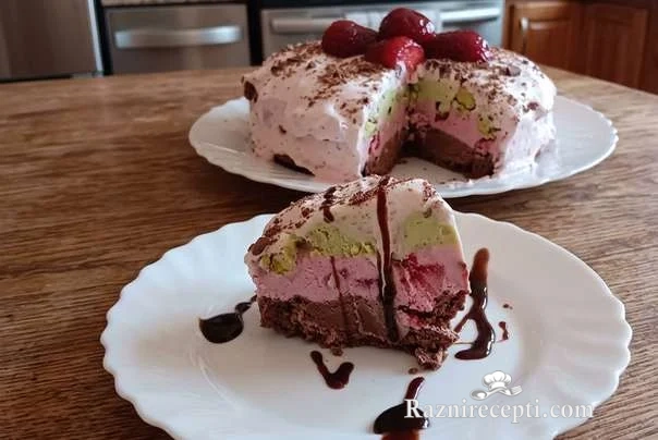 Spumoni italijanska sladoled torta